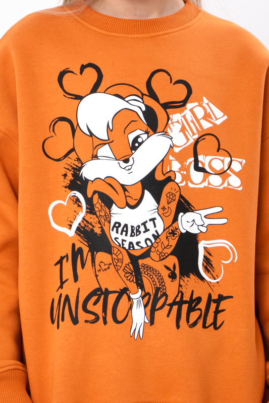 Світшот оверсайз для дівчинки 